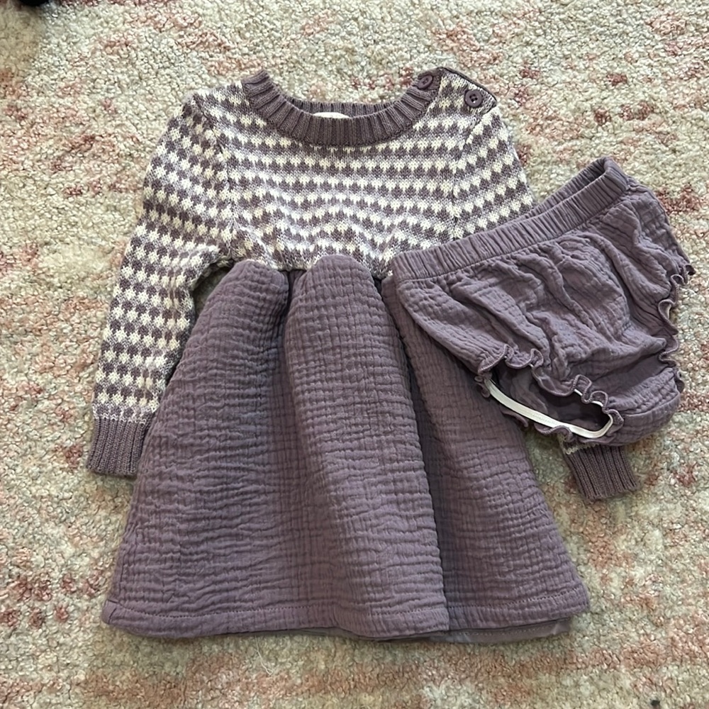 Chelsea & Violet Baby Sweater Dress Set